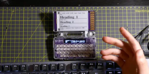 Introducing the Clamshell Writer Deck: A Focused Approach to Writing