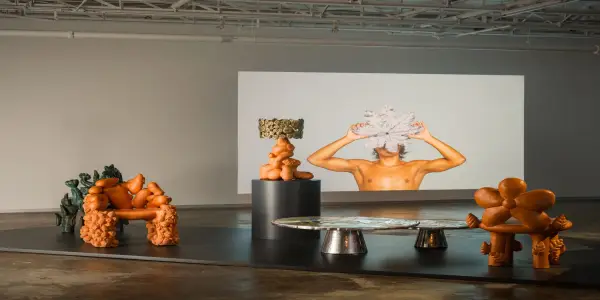 Chris Wolston’s Debut Museum Exhibition Unveils Surrealist Creations and Cultural Fusion