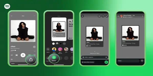 Spotify Enhances Social Sharing with WhatsApp Status Integration for Android Users