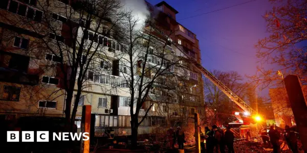 Russian Strikes on Kyiv Result in Multiple Casualties and Damage