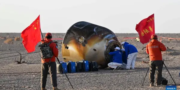 China's Astronauts Return Safely, but Another Crew Remains Stranded