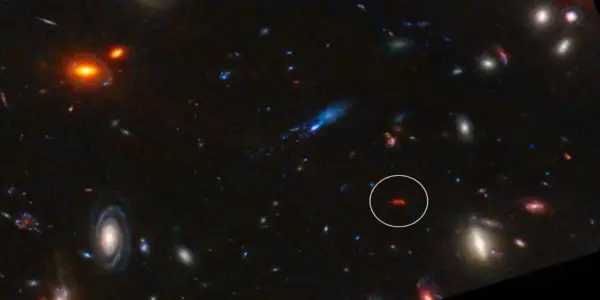 Astronomers Uncover a Rapid Star-Forming Galaxy from the Early Universe