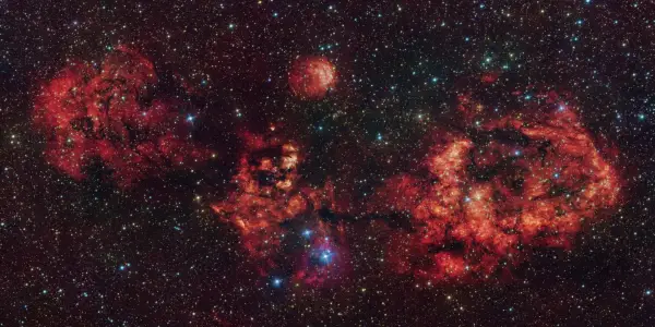 Astronomers Discover Eerie 'Cosmic Bat' Nebula in Deep Space