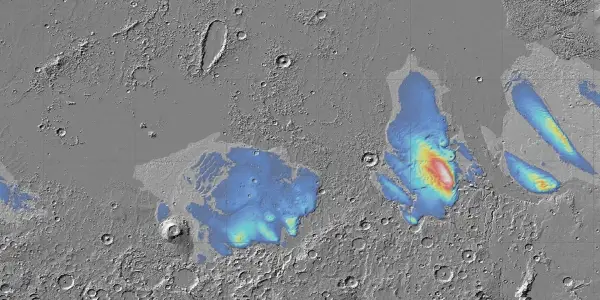 Mars' Ancient Volcanic Activity May Have Created Ice Deposits at the Equator