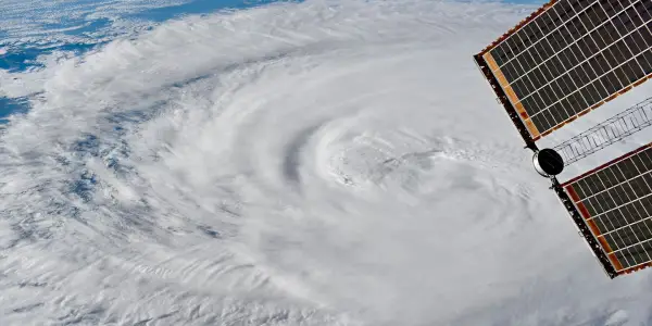 Japanese Astronaut Observes Typhoon Activity from the International Space Station