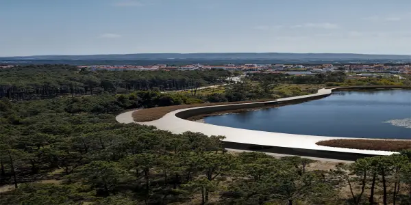 Proposed Contemporary Art Museum Harmonizes with Lagoa de Pataias in Portugal