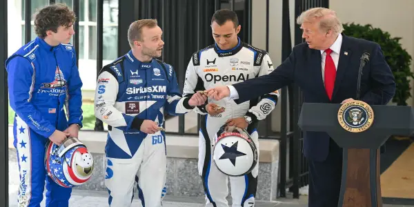 Trump Welcomes IndyCar Drivers to White House Ahead of Historic Race in D.C.