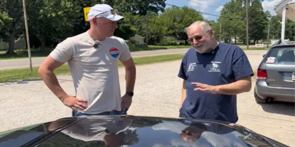 Emotional Reunion: Grandfather Sees Late Wife's C4 Corvette Restored After 25 Years
